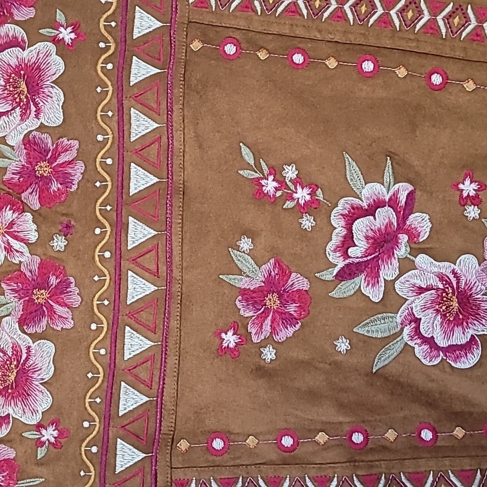 SAVANNAH JANE MEDIUM SUEDE EMBROIDERED JACKET - Picture 5 of 11